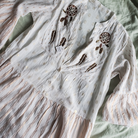 NWT Beaded Tunic Dress - Picture 4 of 5